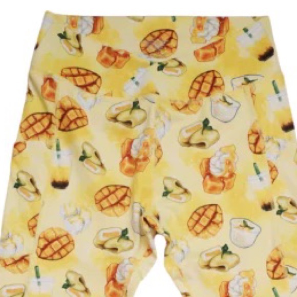 IRON YOKAI Mango Print V-CUT LEGGINGS Size XL - Picture 7 of 15